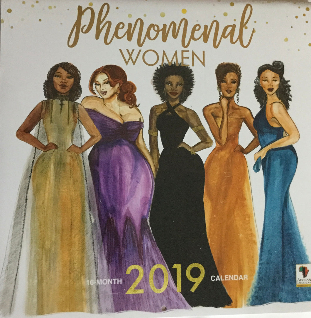 Phenominal Women 2019 Wall Calendar