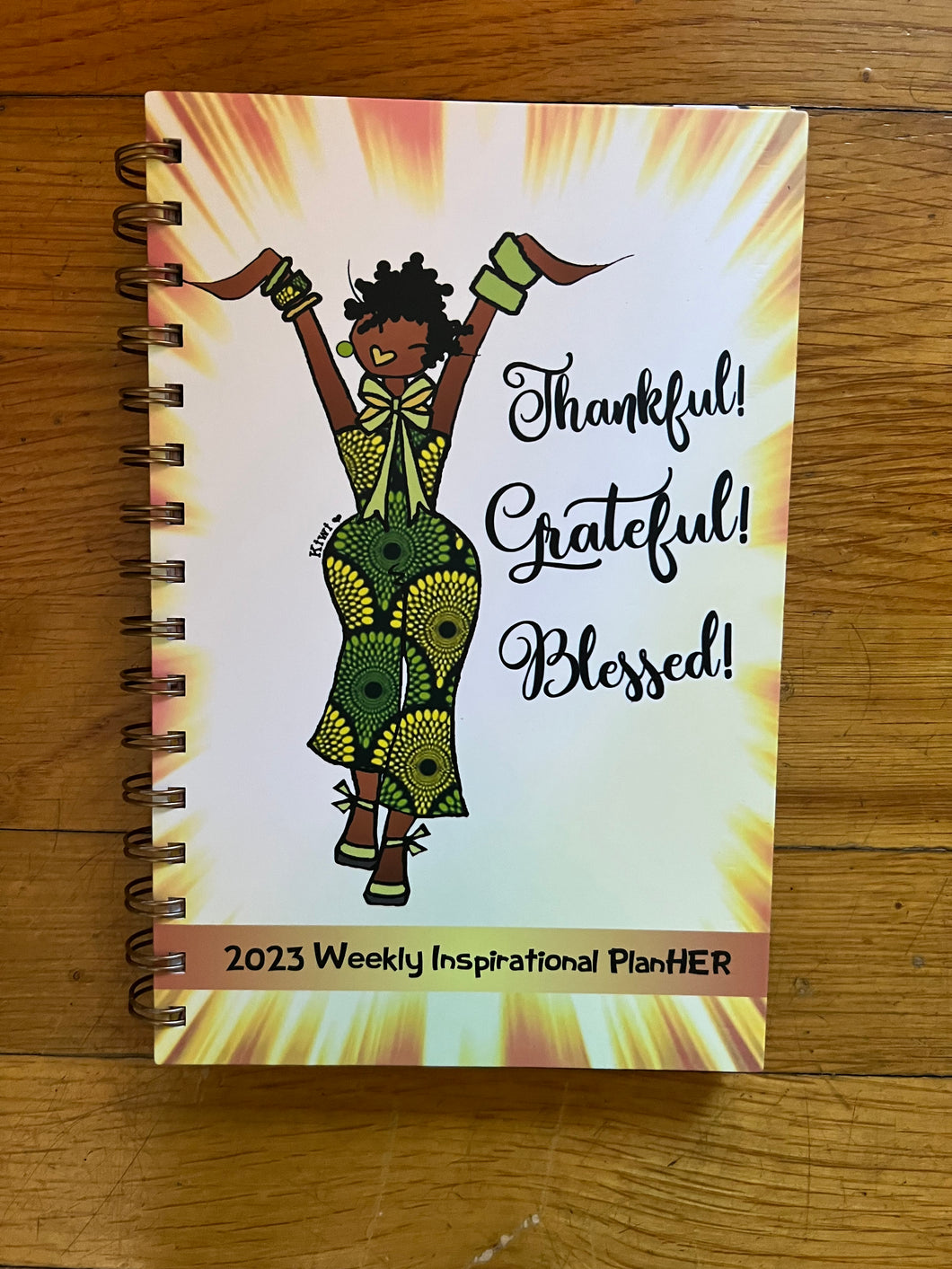 NEW!!! Thankful! Grateful! Blessed! 2023 Weekly Inspirational Planner