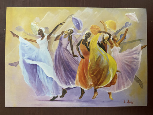 NEW!!! Assorted Blank Note Cards Woman Dancing & Lady