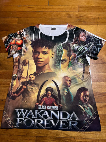 NEW!!! Black Panther Wakanda Forever Jerzee/T- Shirts - Child