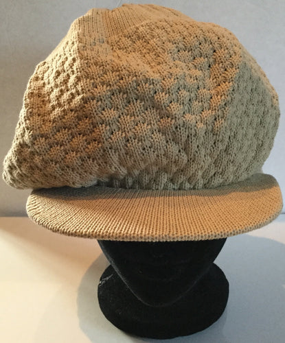 Beige Large Dread Cap