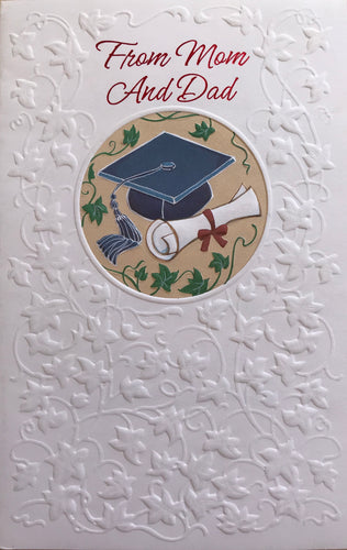 From mom and Dad on your graduation