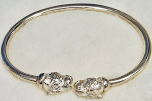 Adult Jumbo Panther #1, West Indian Sterling  Silver