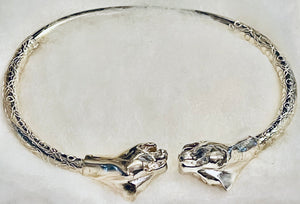 Adult Jumbo Panther #2, West Indian Sterling  Silver