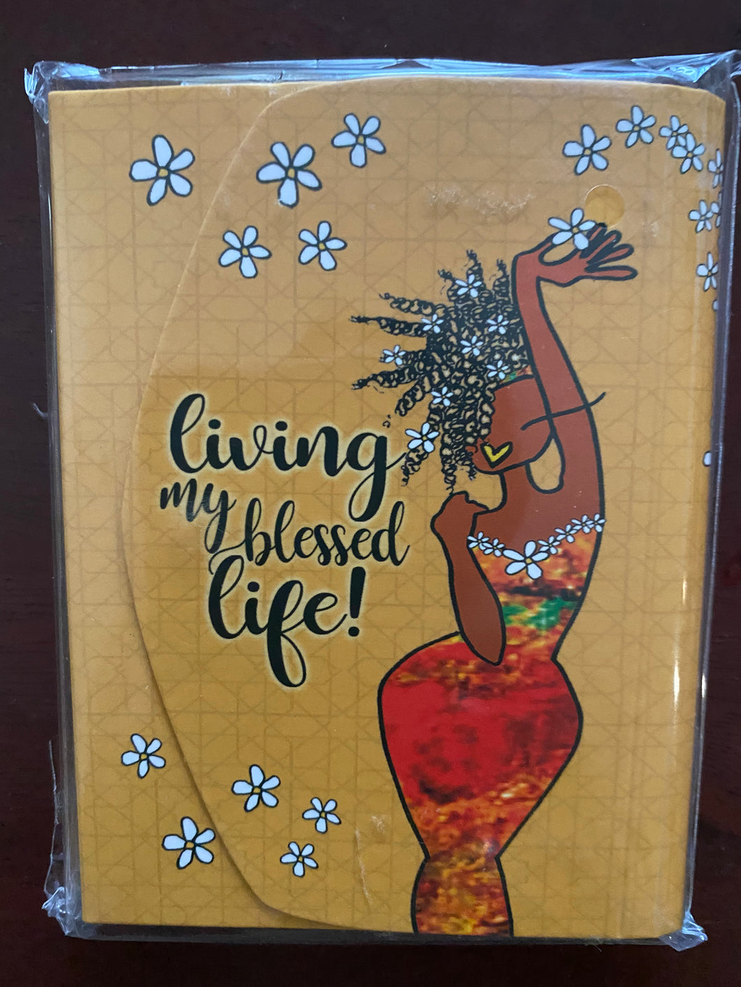 NEW!!! Living my blessed life Note Pad Purse Pal