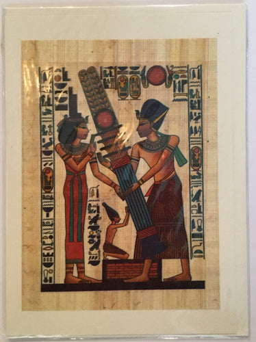 Pillars Construction  Papyrus Note card