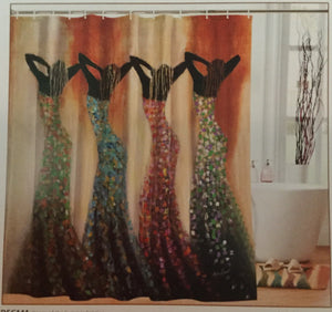 Dance of the Summer Solstice Designer Shower Curtain
