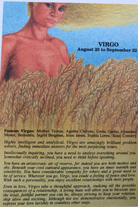 VIRGO  -   August 23 to September 22 Post Card