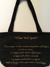 Time Well Spent Woven Tote Bag