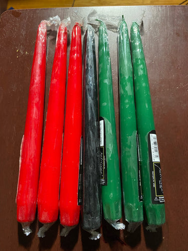 NEW!!! Kwanza- Set of 7 Candles