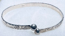 Child Ball-Flat West Indian Sterling Silver Bangle