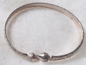 Child Acorn-Flat West Indian Sterling Silver Bangles