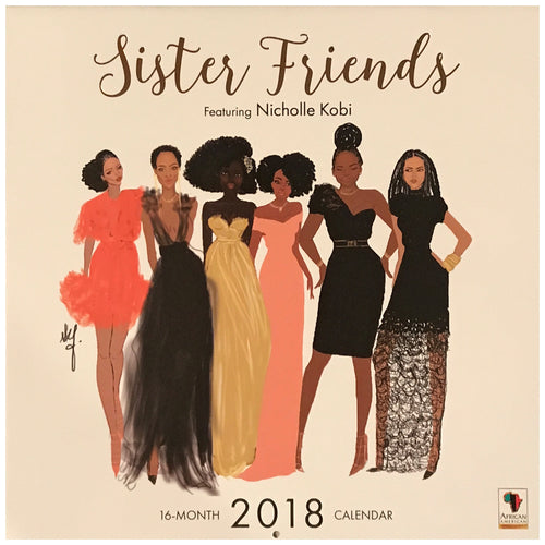 Sister Friends  Wall Calendar 2018