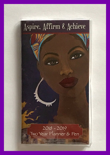 Aspire, Affirm & Achieve 2 Year   Pocket Planner 2018-2019