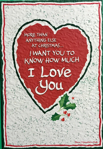 I Want You To Know How Much I Love You