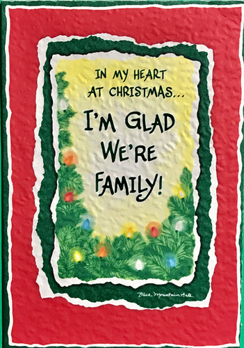 I'm Glad We're Family