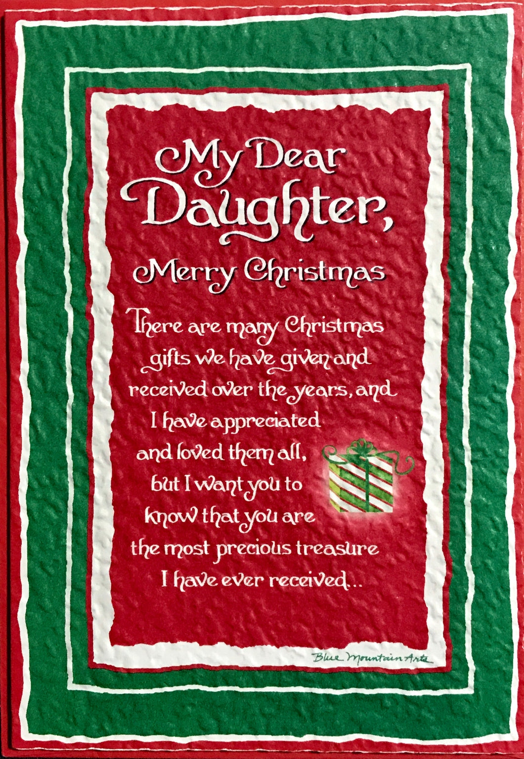 My Dear Daughter, Merry Christmas